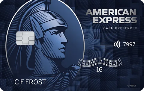 American Express Blue Cash Preferred: the issuer’s card art