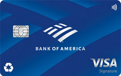 Bank of America Travel Rewards: the issuer’s card art