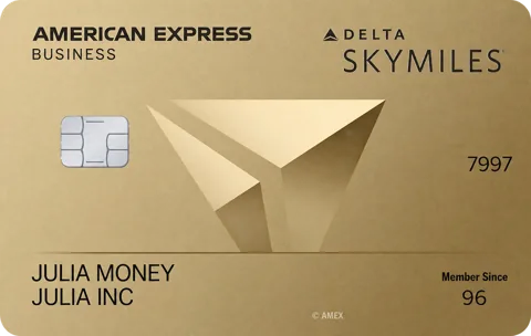 Delta SkyMiles Gold Business American Express: the issuer’s card art