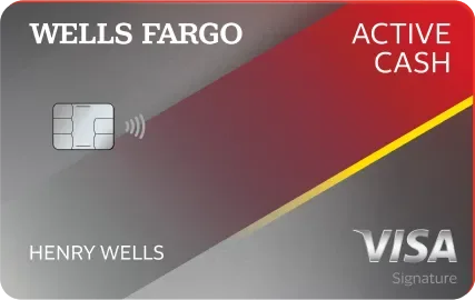 Wells Fargo Active Cash: the issuer’s card art